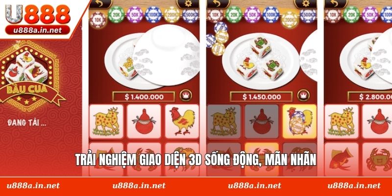 Trải nghiệm giao diện 3D sống động, mãn nhãn