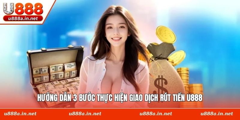 Hướng dẫn 3 bước thực hiện giao dịch rút tiền U888